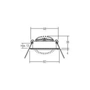 BRUMBERG BB03 Spot RC drivrutin rund anslutningsdosa vit