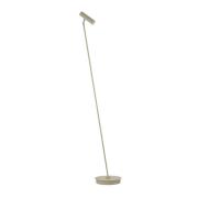 HELL LED-golvlampa Tom Pro, sandfärgad, 1 lampa, CCT, dimmer