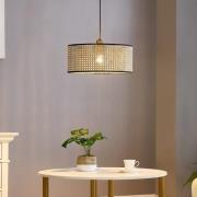 Lindby taklampa Otso, 17 cm hög, bambu, E27