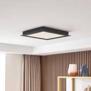 Lucande Smart LED taklampa Leicy svart 45 cm RGB CCT