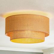 Euluna Boho jute taklampa naturbrun Ø45cm