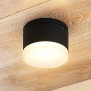 Lindby Mathea LED-utomhustaklampa, cylinder