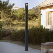 Lucande LED-utomhuslampa Pirron, 230 cm, antracit, IP65