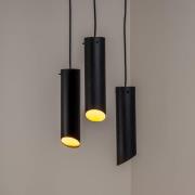 Opviq Hänglampa Sivani MR-979, svart, järn, 3 lampor rund