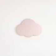TK Lighting Vägglampa Cloud, rosa, 38 cm bred, metall, moln, G9