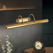 ORION Förgylld bildlampa Gustav av mässing, 70 cm