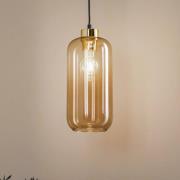 TK Lighting Hänglampa Marco Green, 1 lampa, brun