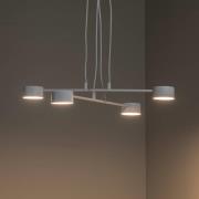 EMIBIG LIGHTING Hänglampa Modus 4, stål, 4 lampor, GX 53, vit