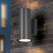 Reality Leuchten Utomhusvägglampa Laredo med up och downlight