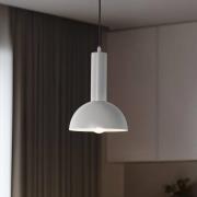 SIGMA Hänglampa Vitrum cupola S, taupe, halvrund, Ø 19 cm