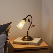 ONLI Bordslampa Liliana, 1 lampa, svart, rödguld, metall