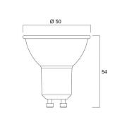 Sylvania LED reflektor GU10 5W 6,500K dimbar 36° 550 lm