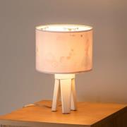Maco Design Barnbordslampa Mathilde, trebensstativ