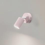 TK Lighting Spotlight till vägg Livia, rosa, 13 cm, metall, justerbar,...