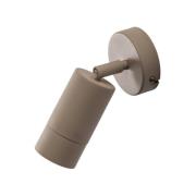 Luminex Spotlight till vägg Link, beige, bredd 8 cm, stål