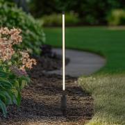 Lindby LED-väglampa Neano, 80 cm, svart, metall, IP65