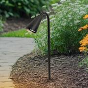 Lindby Sorvete markspettslampa, svart, metall, höjd 62cm