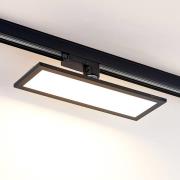 Arcchio Hairis LED-panel, 30 cm, svart, 3000 K