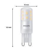 Philips LED-stiftlampa G9 3,7W 470lm 2700K matt 6-pack