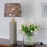 PR Home Bordslampa Solo, beige, höjd 58 cm, metall
