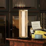 Searchlight Thread LED-bordslampa, guldfärgad, dimbar i 3 steg, stål