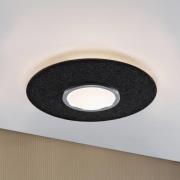 Paulmann Smart LED-taklampa Tulga, antracit Ø 45 cm filt