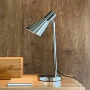 Dyberg Larsen bordslampa DL12, krom, höjd 44,5 cm, metall