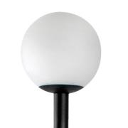 FARO BARCELONA LED-sockellampa Cuca, svart, stål, IP65, höjd 50 cm