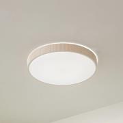 Lindby LED-taklampa Zylo, beige, Ø 49 cm, CCT, dimbar