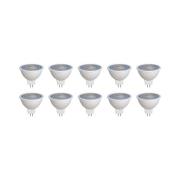 Prios LED-reflektor GU5.3 7.5W 621lm 36° vit 840 set om 10