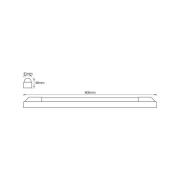 OSRAM LED-ljuslist POWER BATTEN, 4 000 K, 60 cm, 1 lampa