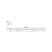 OSRAM LED-ljuslist VALUE BATTEN, 123 cm, metall, 4 000 K