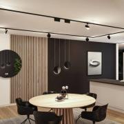 Paulmann URail pendellampa Alejandro svart 4 000 K 3-stegs dimbar