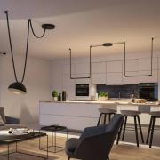 Paulmann ULine rem, svart, längd 5 m, Dacron