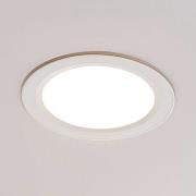 ELC Pan LED-inbyggnadspanel rund 3 000 K Ø 22,5 cm