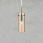 Markslöjd Hänglampa Tibia, stickkontakt, bärnstensfärgad/mässingsfärga...