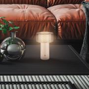 Briloner LED-batterilampa Brilo unplugged Gila, antracit/beige 21 cm