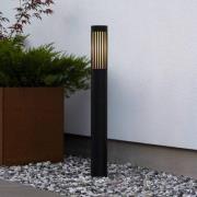 Konstsmide Väglampa Pistoia, svart, höjd 95 cm, metall, IP54
