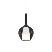 Ideallux Ideal Lux pendellampa Kalique 1, rökgrå, Ø 18 cm