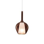 Ideallux Ideal Lux pendellampa Kalique 1, kopparfärgad, Ø 18 cm