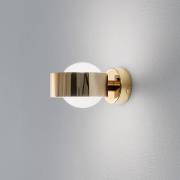 Argon Vägglampa Mado, stål mässingsfärgad, glas opal, 1 lampa