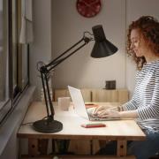 OSRAM LED-bordslampa Office Line Desk Retro, svart 3 000 K