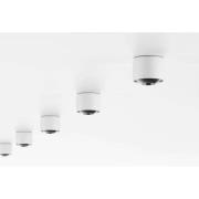 LOOM DESIGN LED-taklampa Air, vit, aluminium, Ø 10 cm