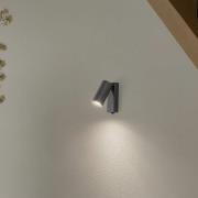 Nowodvorski Lighting Spotlight till vägg FOURTY, mörkgrå, höjd 17 cm, ...