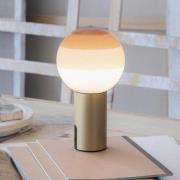 MARSET batteridriven bordslampa Dipping Light, krämvit/mässing, dimbar