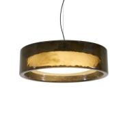 MARSET LED-hänglampa Ringo, Ø 90 cm, mörk rökgrå