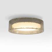 MARSET LED-taklampa Ringo, Ø 70 cm, rökgrå plast