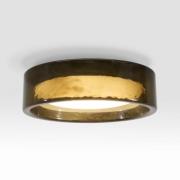 MARSET LED-taklampa Ringo, Ø 90 cm, mörk rökgrå