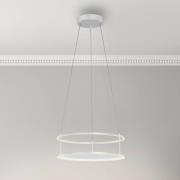Paul Neuhaus LED-pendellampa Contura, vit, Ø 50 cm