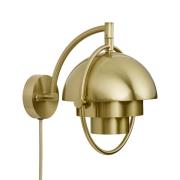 Gubi Vägglampa Multi-Lite, mässingsfärgad, metall, G9